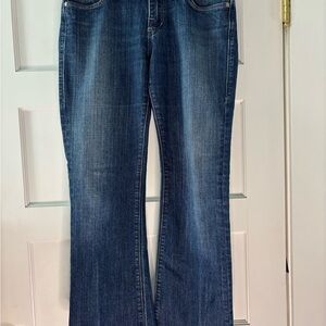 Rock & Republic Blue Flare Wide Leg Jeans